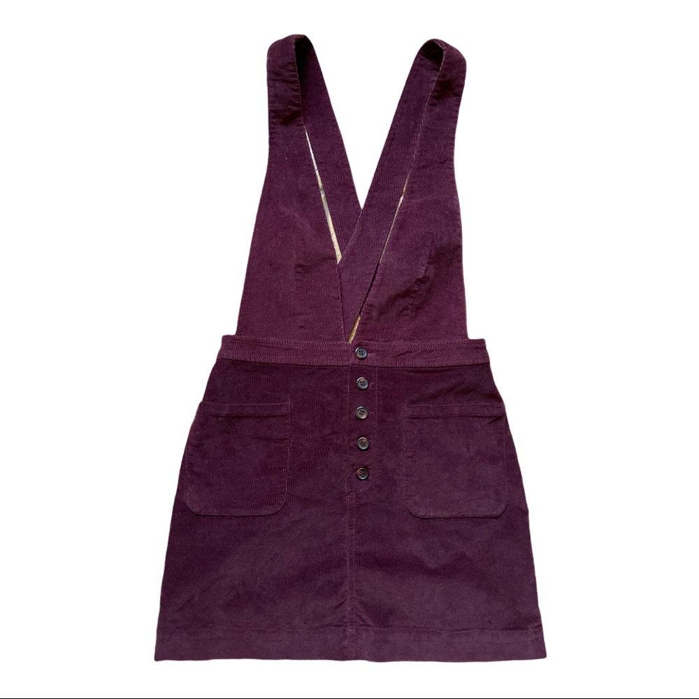 Free People Old School ❤️ Pinafore Corduroy Jumper